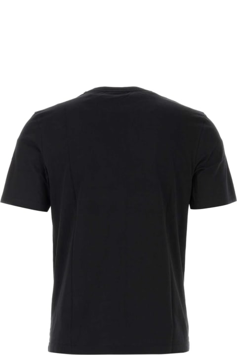 Maison Kitsuné Topwear for Men Maison Kitsuné Black Cotton T-shirt