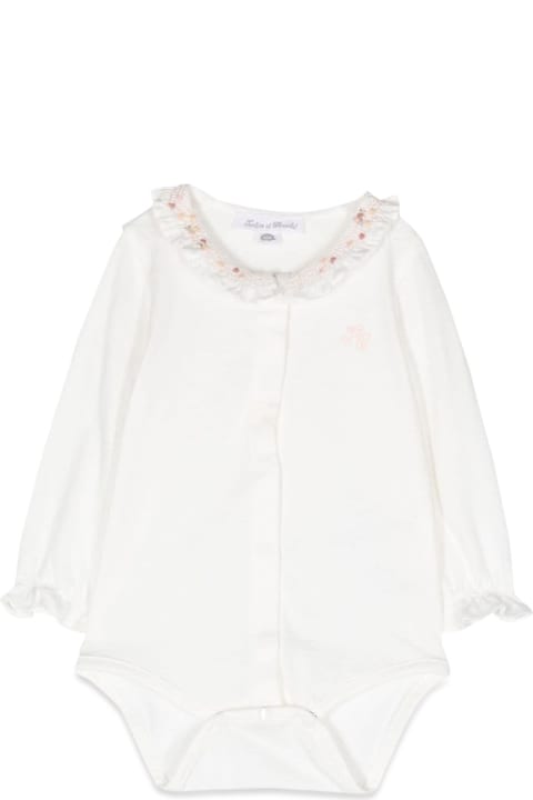 Sale for Baby Girls Tartine et Chocolat Body Shirt M/l Embroidered Collar