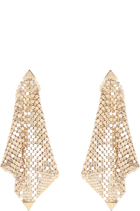 Earrings for Women Paco Rabanne Gold Mesh Drop Earrings