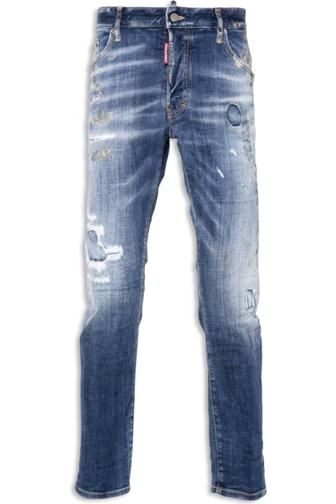 Homeware Dsquared2 Stretch Denim Skater Jeans