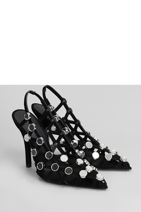 The Attico أحذية لـ السيدات The Attico Grid Pumps In Black Leather