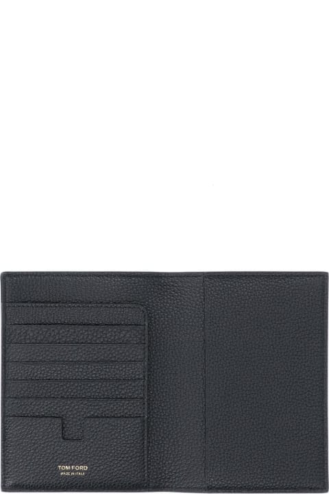 Tom Ford Wallets for Men Tom Ford Logo Card Holder