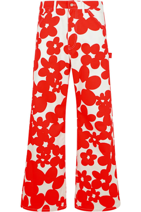 Jeans for Men Marni Red Cotton Jeans