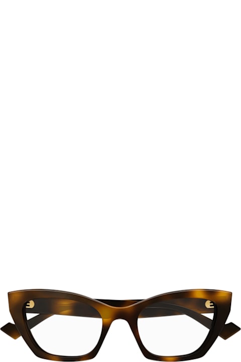 Eyewear for Women Gucci Eyewear Gucci Gg1334o Linea Emblem 002 Havana Glasses