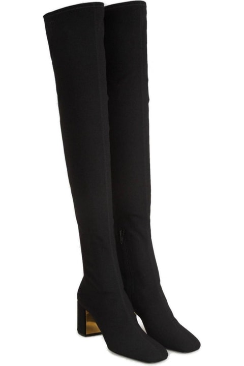 Fashion for Women Valentino Garavani Square Toe Thigh-length Boots