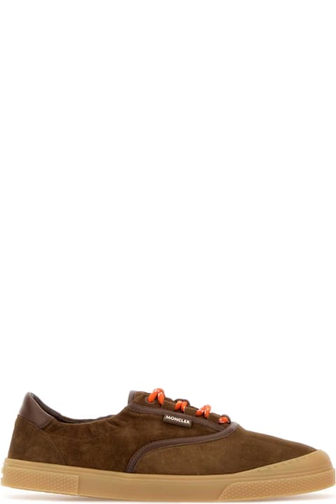 Homeware Moncler Brown Suede Vera Leisure Sneakers