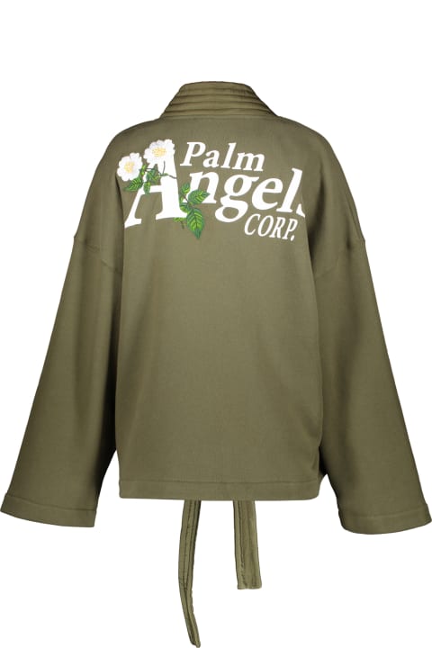 Palm Angels Coats & Jackets for Women Palm Angels Cotton Kimono