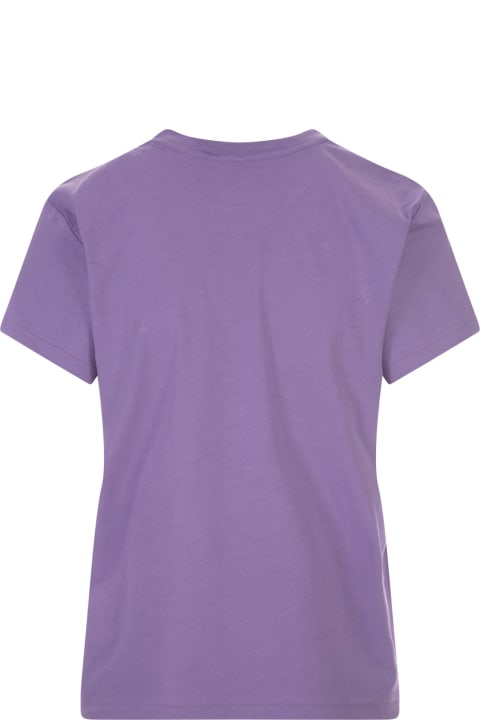 Ralph Lauren for Women Ralph Lauren Purple T-shirt With Contrasting Pony