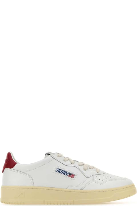 Autry for Men Autry White Leather Medalist Sneakers