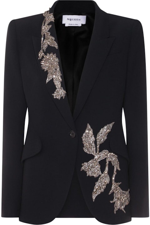 Sale for Women Alexander McQueen Single Breasted Embellished Blazer