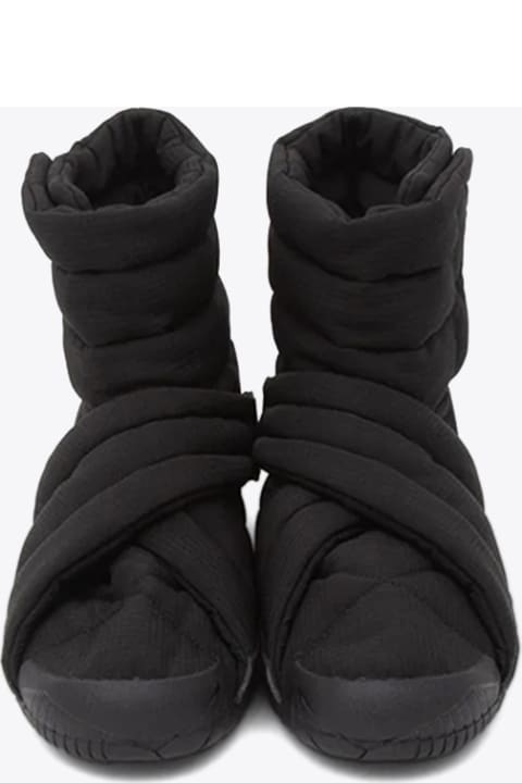 SUICOKE Boots for Men SUICOKE Futon Hi Mens Black Nylon Quilted Hi Sneaker - Futon Hi Mens