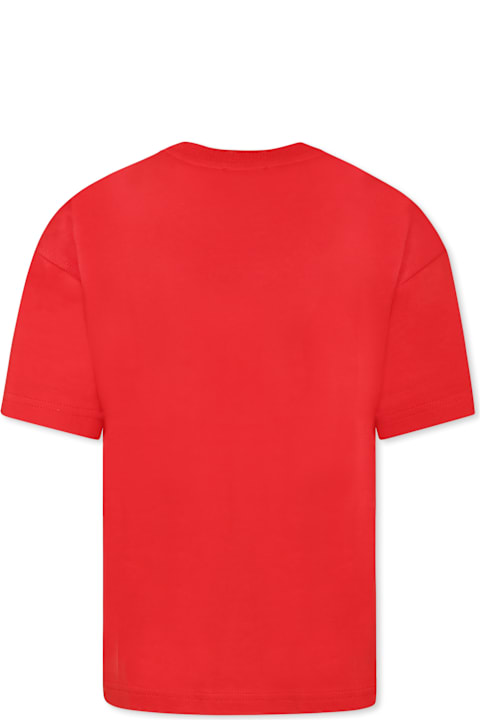 Homeware Diesel Red T-shirt For Boy With Logo