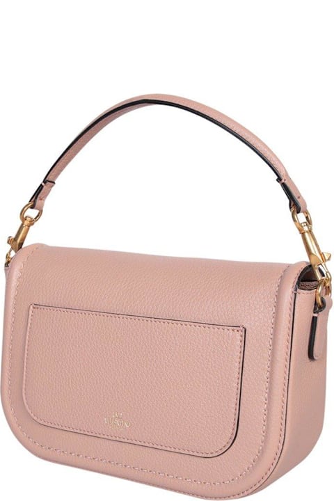 Bags for Women Valentino Garavani Vlogo Plaque Foldover Top Shoulder Bag