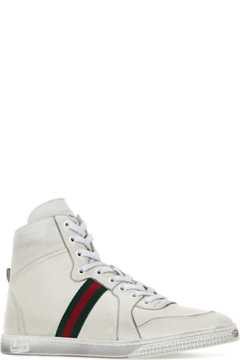 Homeware Gucci Chalk Nappa Leather Sneakers