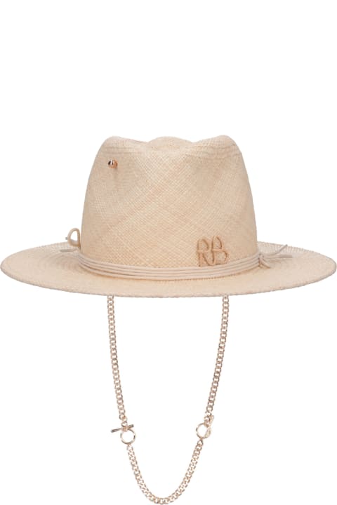 Hats for Women Ruslan Baginskiy Straw Hat "fedora"