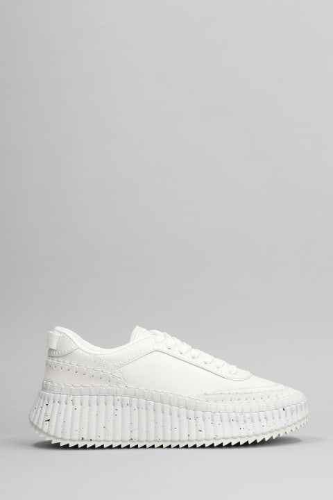Chloé Sneakers for Women Chloé Nama Sneakers In White Leather