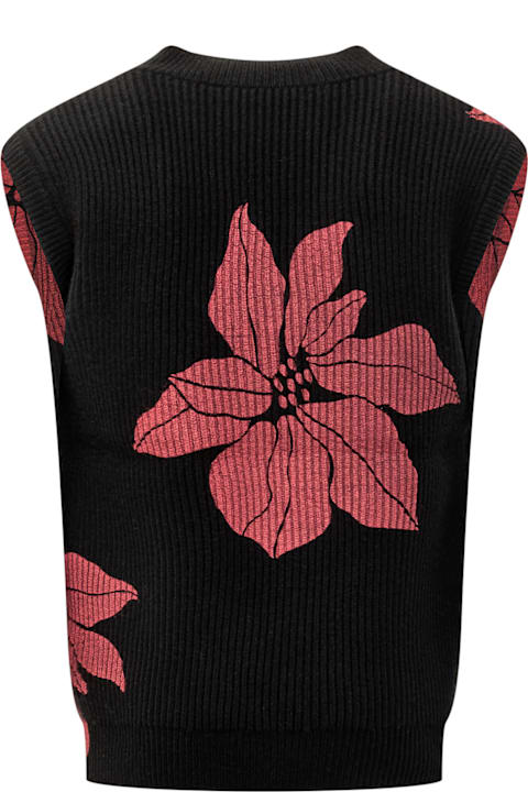 J.W. Anderson Sweaters for Men J.W. Anderson Vest With Floral Pattern