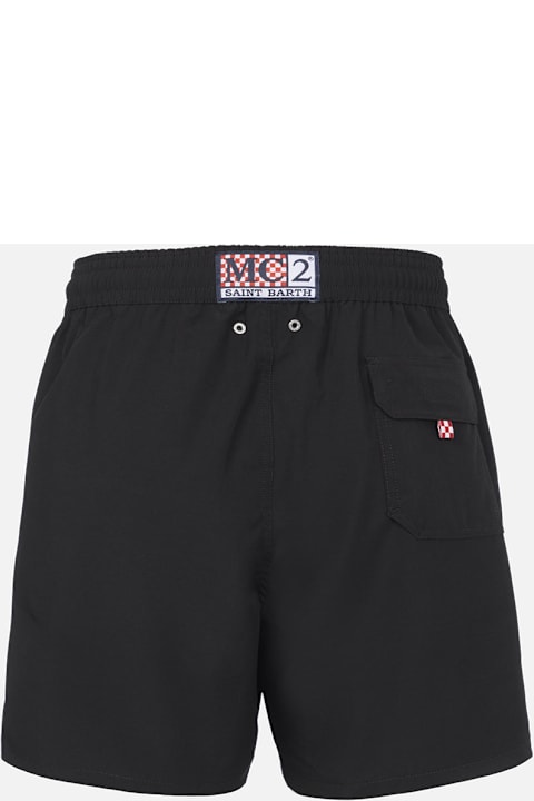 Homeware MC2 Saint Barth Black Classic Stretch Comfort Swim Shorts
