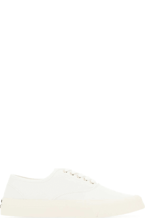 Fashion for Women Maison Kitsuné White Canvas Sneakers