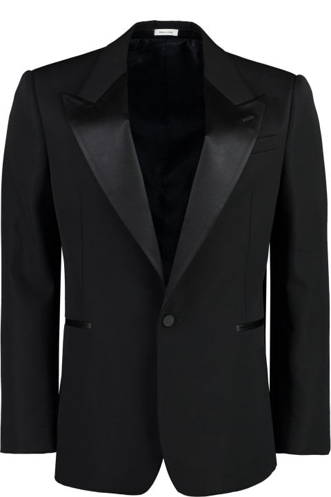 Alexander McQueen Coats & Jackets for Men Alexander McQueen Single-breasted One Button Jacket