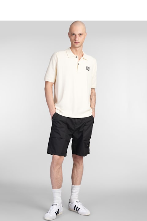 Topwear for Men Stone Island Polo In Beige Cotton