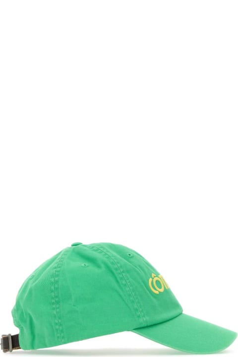 Hats for Men Polo Ralph Lauren Green Cotton Baseball Cap