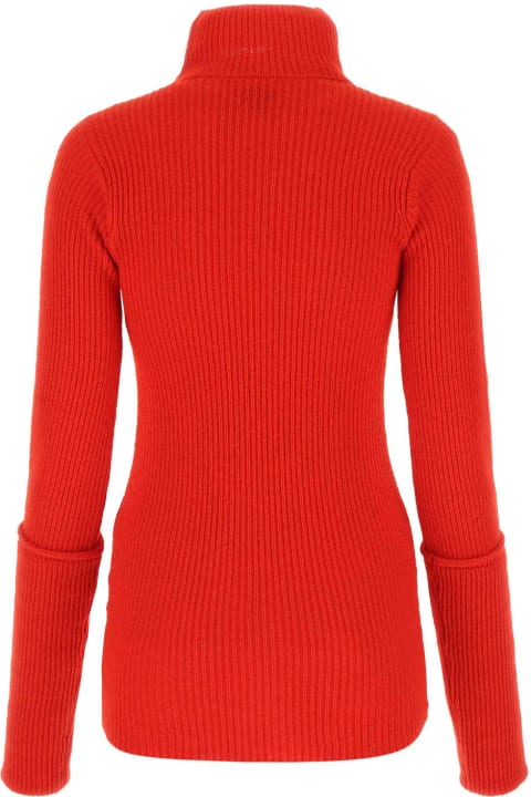 Sweaters for Women Quira Red Wool Sweater