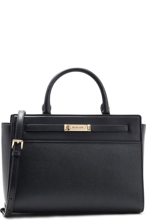 Fashion for Women Michael Kors Black Leather Handbag With Shoulder Strap