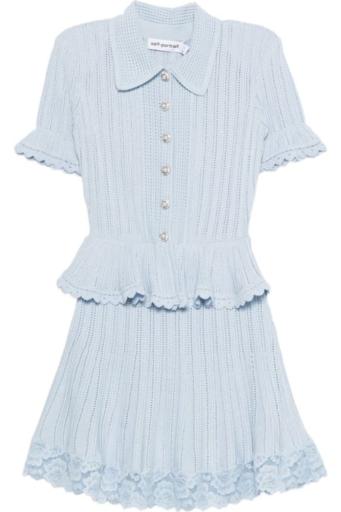 Homeware self-portrait Peplum Mini Dress