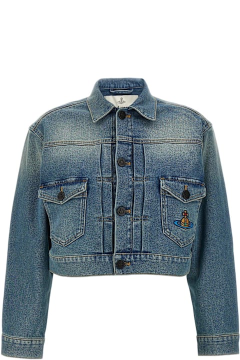 Vivienne Westwood for Women Vivienne Westwood Marlene Buttoned Cropped Jacket