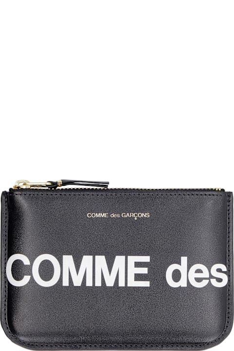 Homeware Comme des Garçons Wallet Logo Detail Leather Pouch