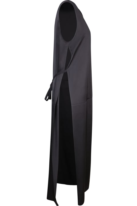 ウィメンズ MM6 Maison Margielaのワンピース＆ドレス MM6 Maison Margiela Side-slit Sleeveless Midi Dress
