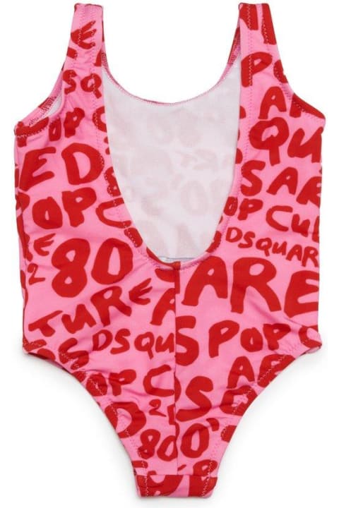 Fashion for Baby Girls Dsquared2 Graphic-printed One-piece Swimsuit