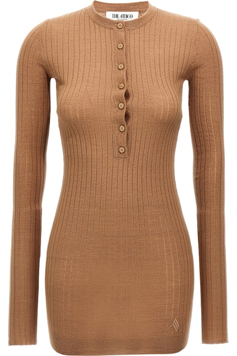 The Attico سترات لـ السيدات The Attico Ribbed Mini Dress