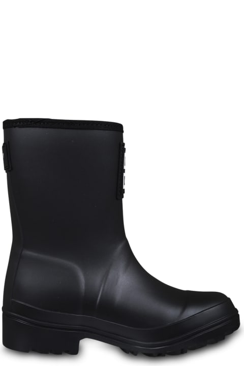 Givenchy Shoes for Girls Givenchy Black Rain Boots For Girl With 4g Motif