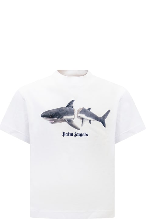Palm Angels T-Shirts & Polo Shirts for Boys Palm Angels Palm Shark T-shirt
