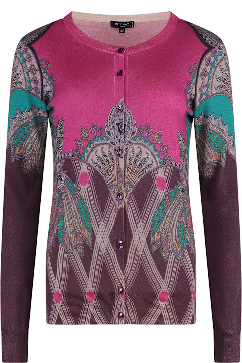 Homeware Etro Silk-cashmere Blend Cardigan