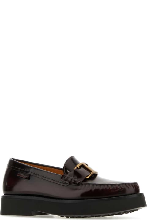 Flat Shoes for Women Tod's Leather Loafers