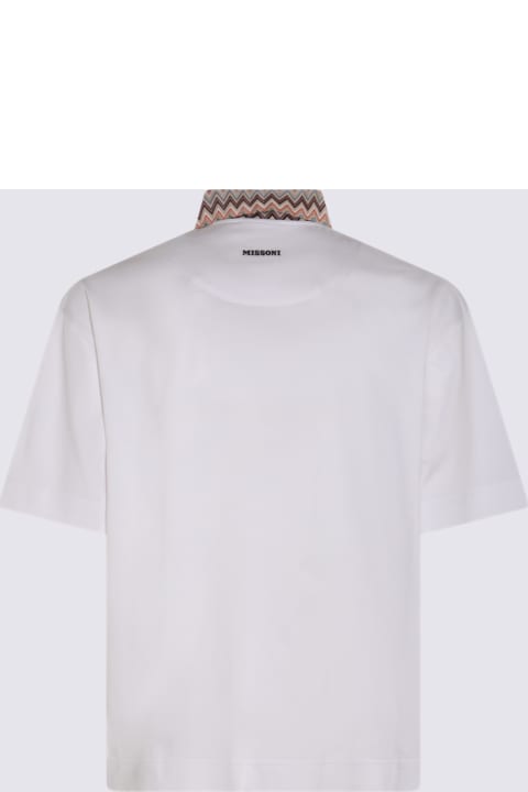 Fashion for Men Missoni White And Multicolour Cotton Polo Shirt