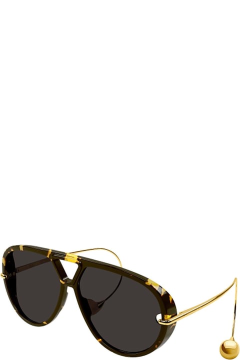 Homeware Bottega Veneta Eyewear Pilot Frame Sunglasses