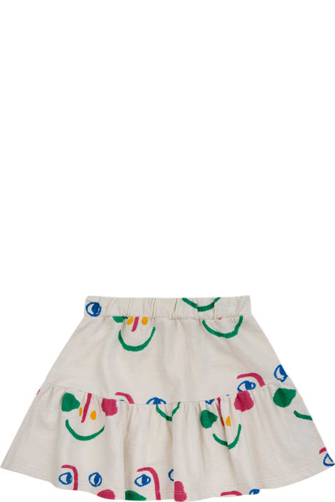 ガールズ Bobo Chosesのボトムス Bobo Choses White Skirt With Print For Girl
