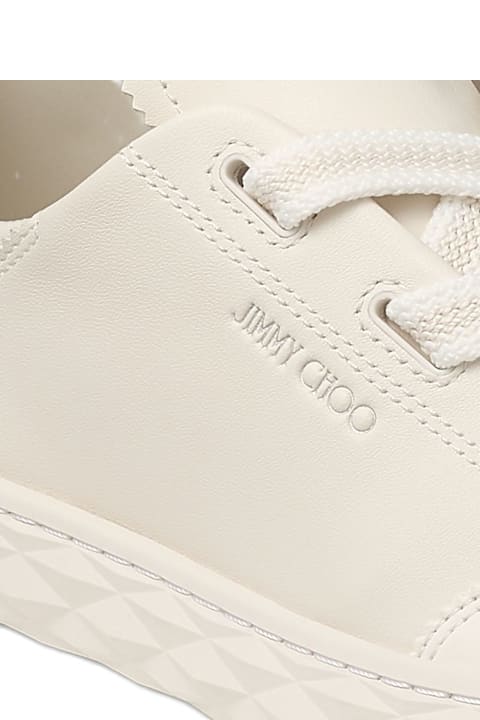 Jimmy Choo Diamond Light Leather Sneakers