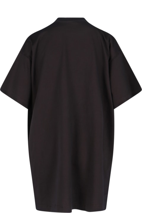 Balenciaga Topwear for Women Balenciaga 'nologo' Oversize T-shirt