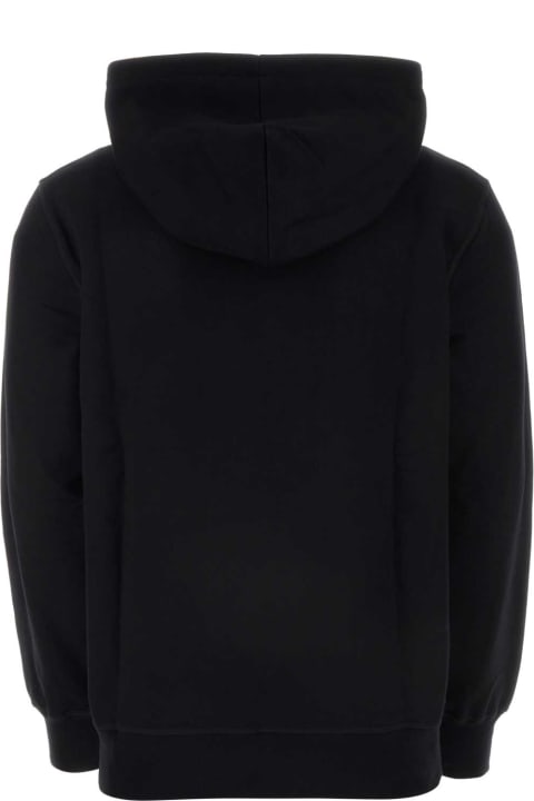 Fleeces & Tracksuits for Men Alexander McQueen Black Cotton Sweatshirt