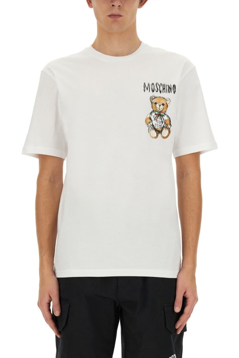 Moschino for Men Moschino Multicolor Logo T-shirt