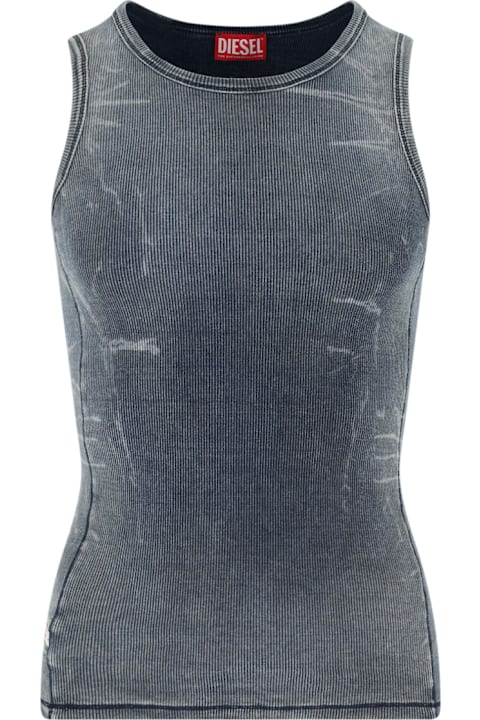 Diesel for Women Diesel Trompe-l' Il Denim Tank Top