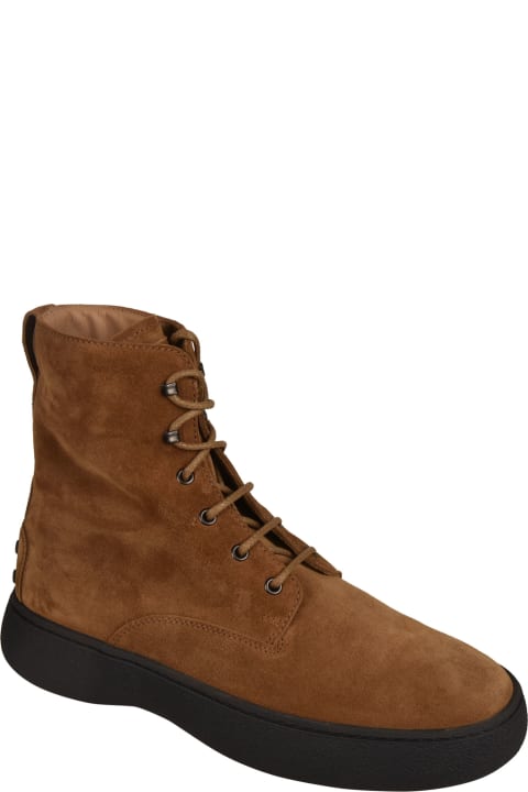 Tod's for Men Tod's Back Logo Lace-up Boots