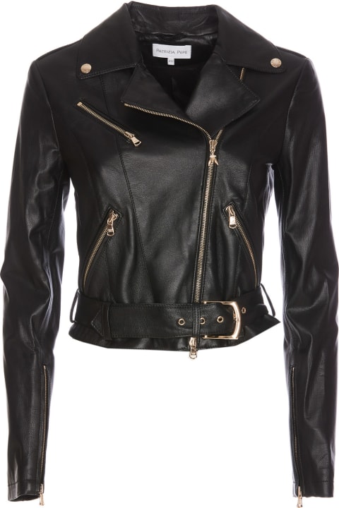 Fashion for Women Patrizia Pepe Leather Biker Jacket