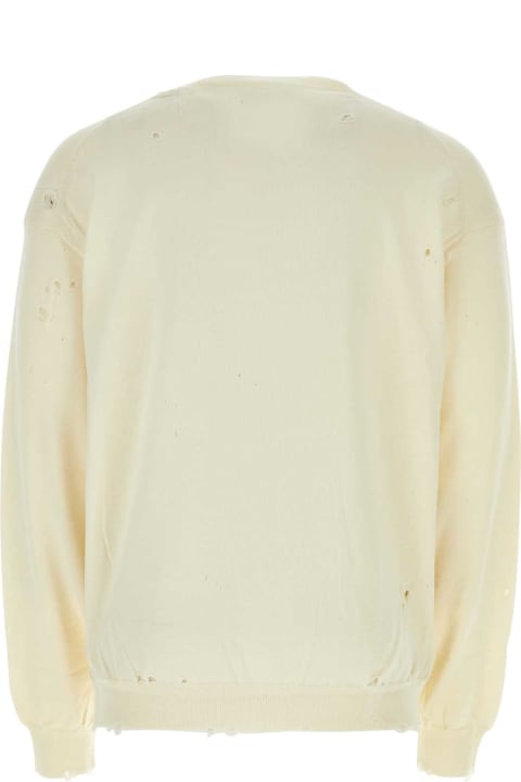 Mihara Yasuhiro Sweaters for Men Mihara Yasuhiro Ivory Wool Sweater