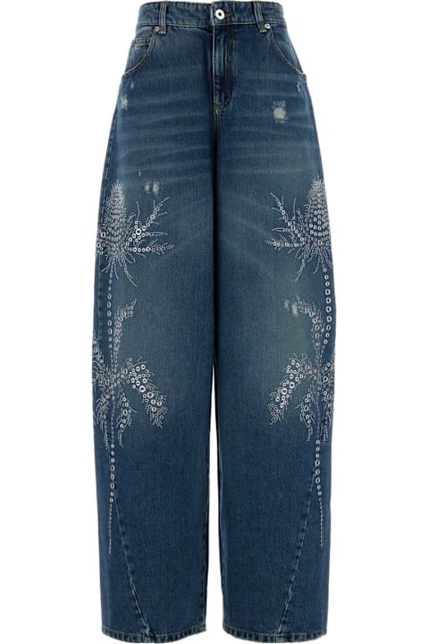 Blumarine for Men Blumarine Denim Wide-leg Jeans
